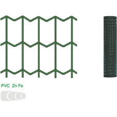 Cits Žogs metināts 50x100 mm, 1.5x25 m, RAL6005 - gab