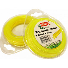 Besk Trimmera aukla 2.0mm*15m zvaigzne