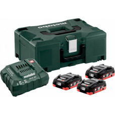 Metabo Komplekts Metabo 3x 4.0 Ah LiHD + ASC 55 + Metaloc, 685133000 - gab