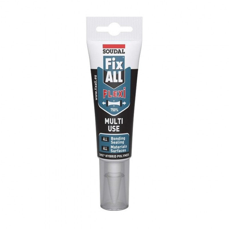 Soudal Līme-hermētiķis Soudal Fix ALL FLEXI Classic Balts 125ml - gab