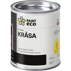 Paint Eco Lineļļas pernicas krāsa Paint Eco Strazds (Melns) 0.75L - gab