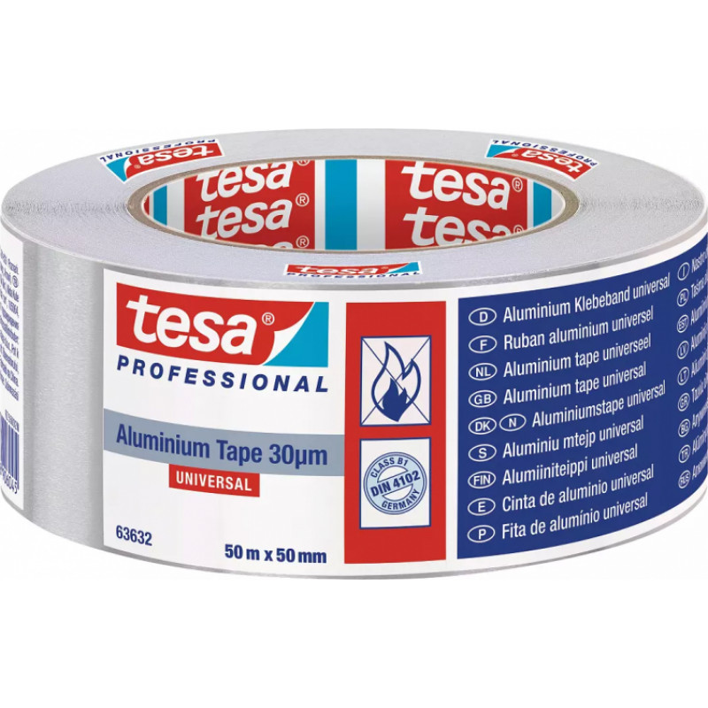 Tesa Līmlente tesa Aluminium Tape Universal 63632, 50mmx50m - gab