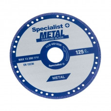 Specialist + Dimanta disks metālam Specialist+ 125x1.4x22.23 mm - gab