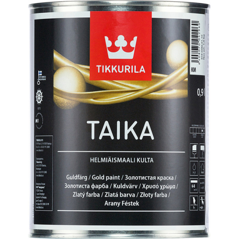 Tikkurila Krāsa Tikkurila Taika Pusspīdīga Sudraba HM-Bāze 0.225L - gab