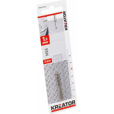 Kreator HSS urbis metālam Kreator 1.5x40 mm, 3 gab, KRT010102 - gab