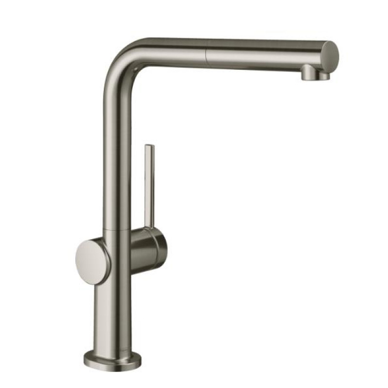 Hansgrohe virtuves izlietnes maisītājs ar izvelkamu dušu Talis M54 270 1jet, stainless steel