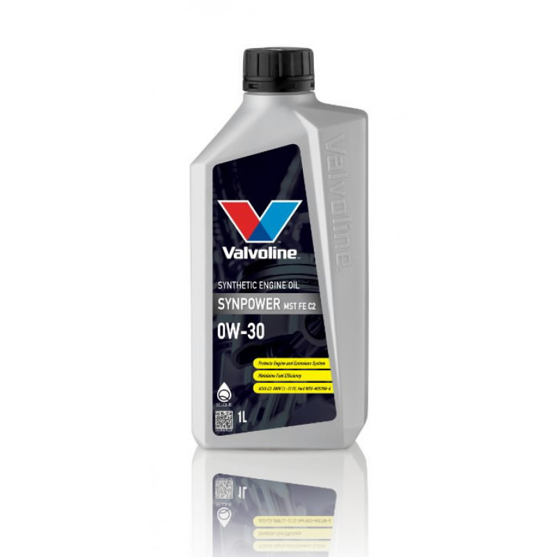 Valvoline Motoreļļa Synpower MST FE C2 0W30 1L, Valvoline