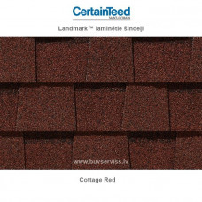 Certainteed Landmark™ laminētie šindeļi - Cottage Red, 3.1m2