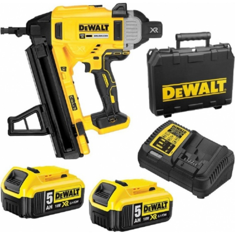 Dewalt Akumulatora Betona naglotājs 18V (+2x5.0Ah, lādētājs, koferis) DCN890P2-QW