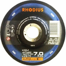 Rhodius slīpēšanas disks metālam, 125x7.0x22.2