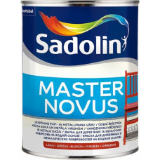 Sadolin Master Novus Spīdīga krāsa uz ūdens bāzes, koka un metāla virsmām BW 1L