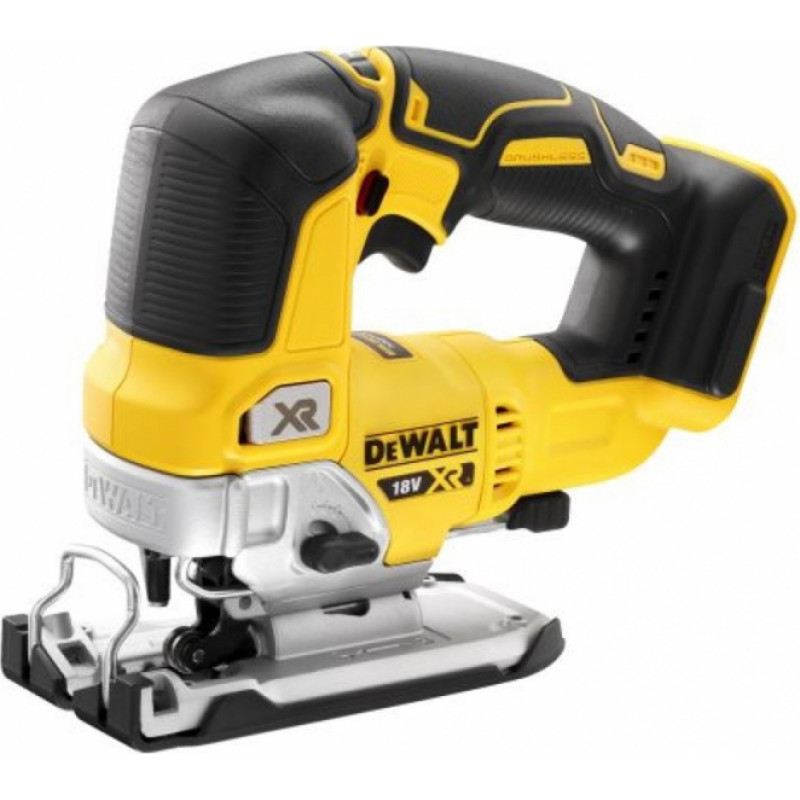 Dewalt Akumulatora Figūrzāģis ar rokturi XR, 18V (bez akumulatora, ladētāja) DCS334N-XJ