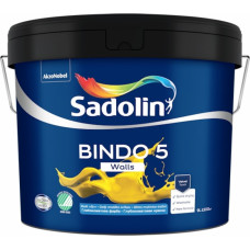 Sadolin Bindo 5 Dziļi matēta krāsa sienām BW 9L