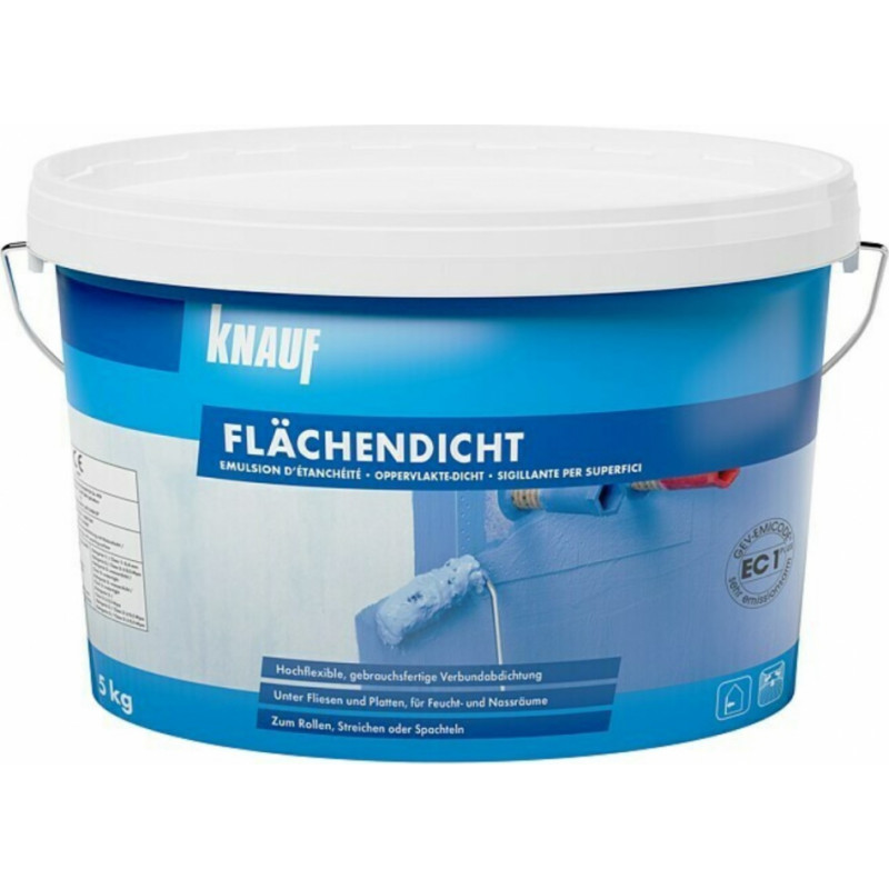 Knauf Flachendicht kaučuka hidroizolācija, 5kg