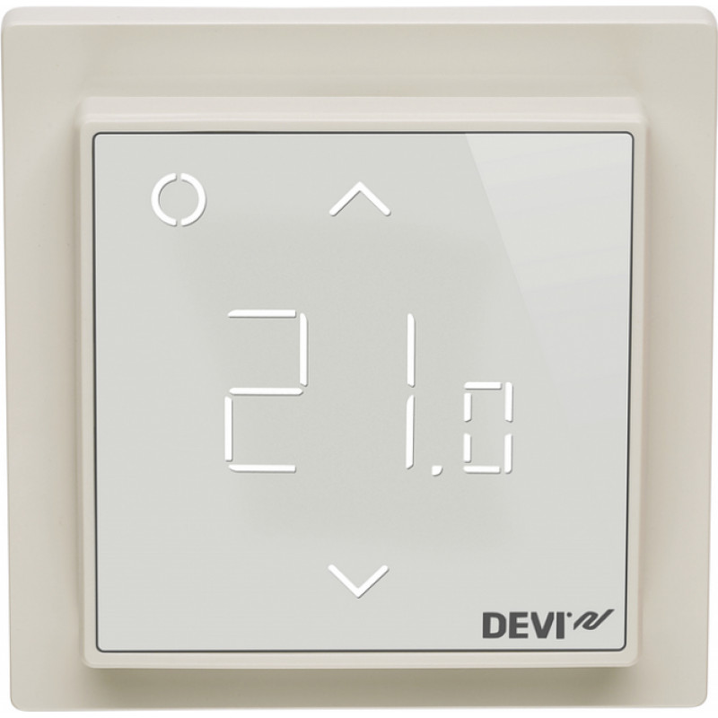 Danfoss DeviReg Smart termoregulators, balts - gab.