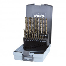 Ruko Metāla urbju komplekts HSS-G Co 5, 1–10 mm (19 gab.) RUKO