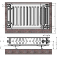 Radiators 22x200x1600 VCO Termolux