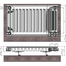 Radiators 11x500x1600 Ventil Compact Termolux