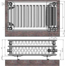 Radiators 33x200x1100 VCO Termolux