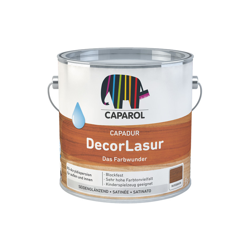 Caparol Lazūra CAPAROL Capadur DecorLasur 0,75 LT - gab