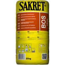 Sakret Ātri cietējoša, pašizlīdzinošā masa grīdām SAKRET BOS 3-30 mm, 25 KG - gab