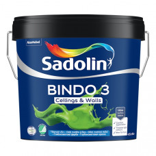 Sadolin Krāsa Sadolin BINDO 3 BW 4.5 L - gab