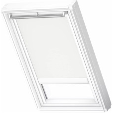 Velux DML Gaismu necaurlaidīgas jumta logu žalūzijas ar elektrisko vadību, ar baltām sliedēm, PK06, 94x118cm, baltas