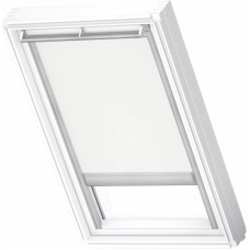 Velux DSL Gaismu necaurlaidīgas jumta logu žalūzijas ar solāro vadību, ar alumīnija sliedēm, MK08, 78x140cm, baltas