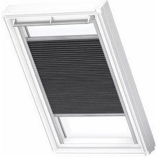 Velux FHC Energoefektīvās gaismu necaurlaidīgās žalūzijas ar rokas vadību, ar alumīnija sliedēm, PK06, 94x118cm, melnas