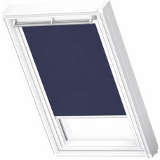 Velux RFL Jumta logu ruļļveida žalūzijas, ar baltām sliedēm, PK08, 94x140cm, tumši zilas