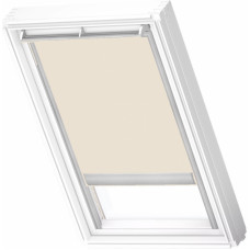 Velux RSL Jumta logu ruļļveida žalūzijas ar solāro vadību, ar alumīnija sliedēm, MK04, 78x98cm, bēšas