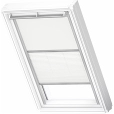 Velux DFD Duo Gaismu necaurlaidīgas jumta logu žalūzijas ar rokas vadību, ar alumīnija sliedēm, MK04, 78x98cm, baltas