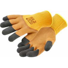 Hogert LYCK insulated latex coated gloves orange 11