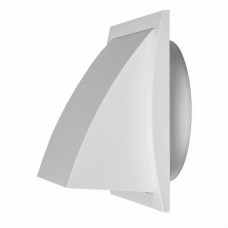 Europlast Plastmasas ventilācijas reste arēja, ar pretvārstu EUROPLAST ND10FV, 148x153mm, Ø100mm - gab