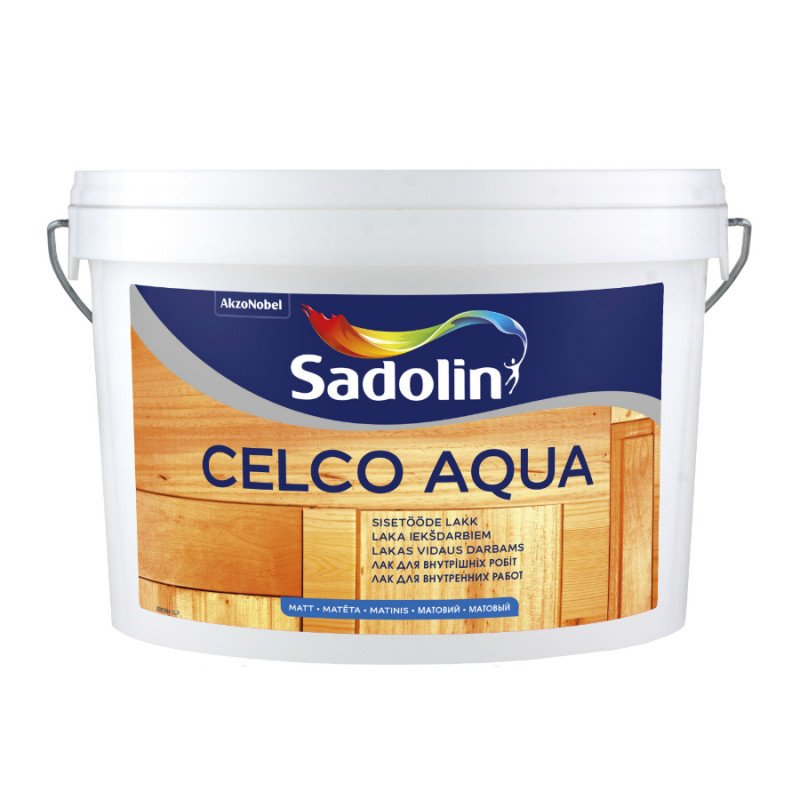 Sadolin Laka Sadolin Celco Aqua 10 2.5 L matēta - gab