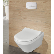 Villeroy & Boch komplekts-pods ar QR/SC vāku Architectura TF[e3], rāmis ViConnect, taustiņš (balts)