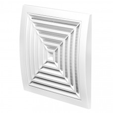 Europlast ventilācijas reste plastmasas, 190x190mm, griestiem, regulējama