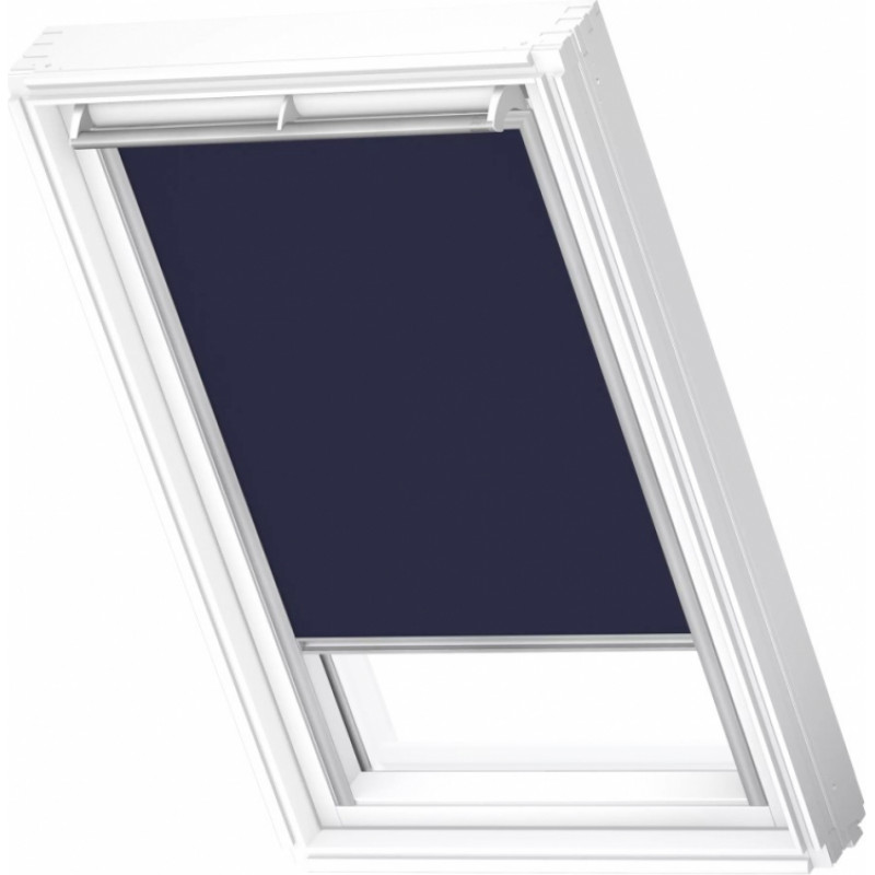 Velux DKL Gaismu necaurlaidīgas jumta logu žalūzijas, ar alumīnija sliedēm, FK06, 66x118cm, tumši zilas