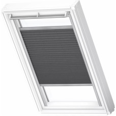 Velux FHL Plisētas jumta logu žalūzijas ar rokas vadību, ar alumīnija sliedēm, MK04, 78x98cm, grafīta