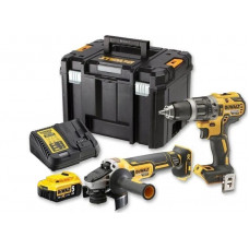 Dewalt Instrumentu komplekts DEWALT DCK2080P1T-QW, 18V (DCD796+DCG405) 1x5Ah - gab