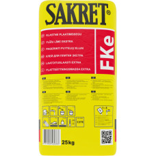 Sakret Flīžu līme Extra SAKRET FKe pelēka C2TE 5KG - gab