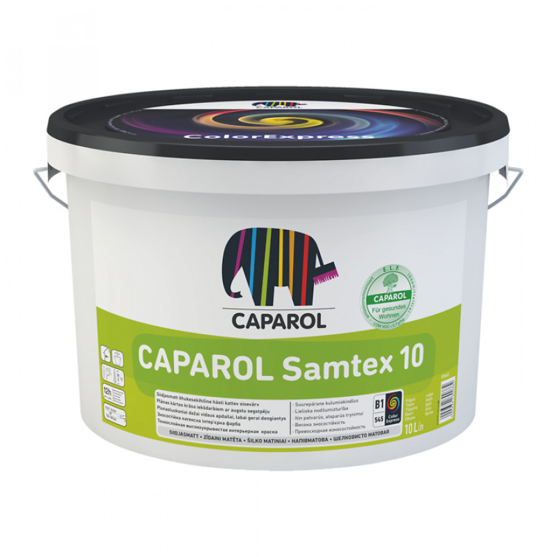 Caparol Krāsa CAPAROL Samtex 10 E.L.F. B3-Bāze (Tonējamā krāsa) 1.175 L - gab