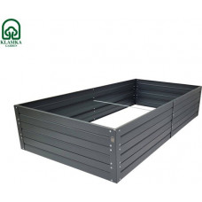 Paaugstinātā dārza dobe Klasika Garden 1500x750x300mm, krāsota RAL7016 / gab