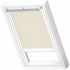 Velux RML Jumta logu ruļļveida žalūzijas ar elektrisko vadību, ar baltām sliedēm, FK06, 66x118cm, bēšas