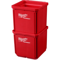 Milwaukee Accessories Kastītes MILWAUKEE Packout 100x100mm, 2gab.