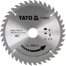 Yato Zāģripa kokam 200x30mm 40T TCT YT-60652 YATO