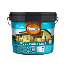 Pinotex Krāsa koka fasādēm Pinotex Wood Paint Aqua BW 9 L - gab