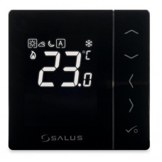 Salus Controls termostats VS35B, 230 V, melns