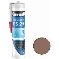 Ceresit CS 25 Sanitārais silikona hermētiķis, 280ml, šokolāde (58)