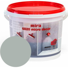 Mira 6820 Micro decor Sienu mikrocememta dekoratīvā špaktele, sudraba, 3kg